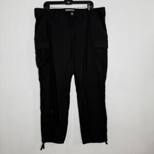 First Tactical Pants Womens 20 Black Cargo Ripstop Utility Pockets Drawcord